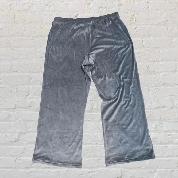 SKIMS Velour Wide Leg Pants - Smoke - Picture 1 of 5